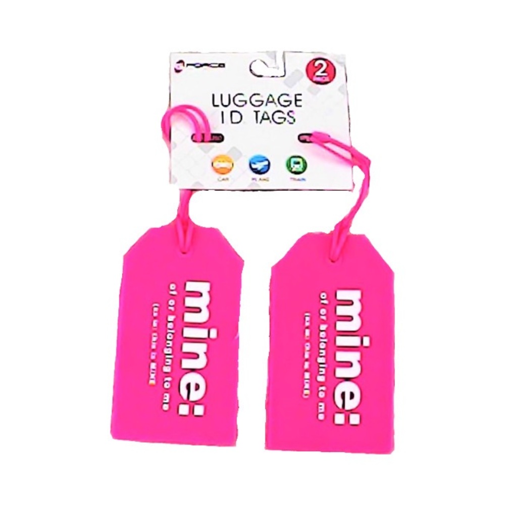 HOT PINK LUGGAGE TAG
